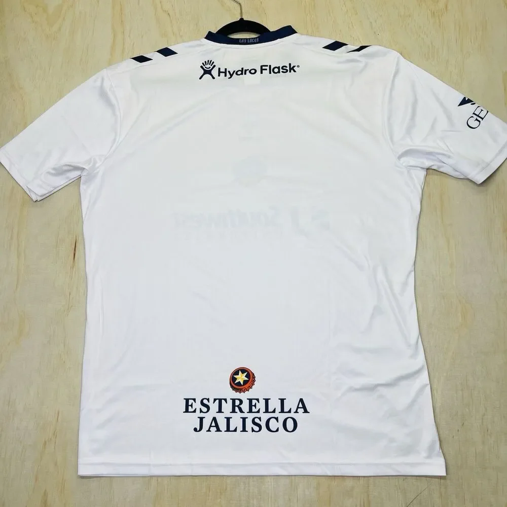 NEW 3XL El Paso Locomotive FC Hummel 2024 Away Jersey White Short Sleeve